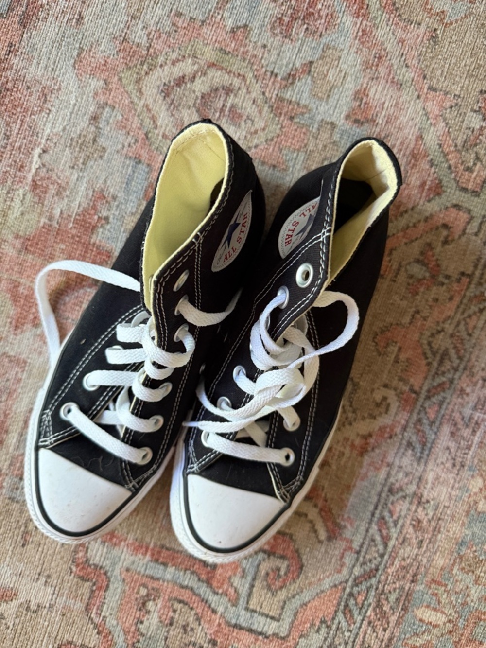 Converse Black and White High-Top Sneakers